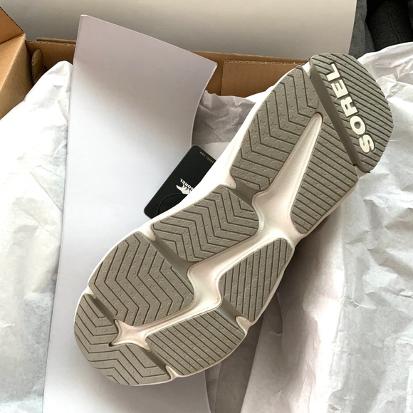 Sorel Kinetic Caribou Grey Suede Boot Sneaker Waterproof Leather Winter Boot 7.5 - Picture 7 of 14